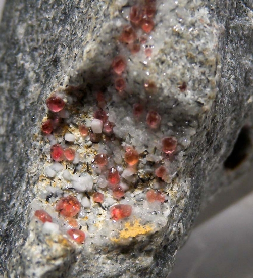 Villiaumite, Tuperssuatsiaite from Aris Quarries, Windhoek, Khomas Region, Namibia [db_pics/pics/au361e.jpg]