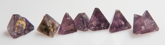 Chambersite (7 crystals) from Venice Salt Dome, Louisiana, USA [db_pics/pics/au365d.jpg]