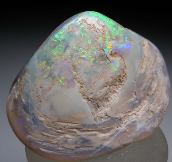 Opal after Clam from Coober Pedy, South Australia, Australia [db_pics/pics/au368c.jpg]