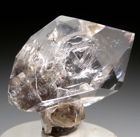 Quartz 'Herkimer Diamond' from Herkimer Co., New York, USA [db_pics/pics/au660a.jpg]