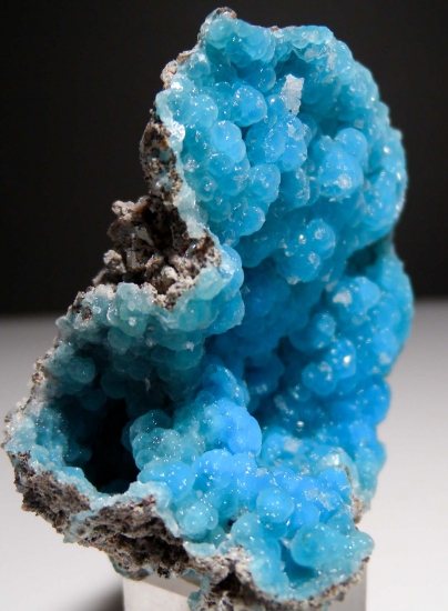 Cerussite on Hemimorphite from Mfouati, Bouenza Department, Republic of the Congo [db_pics/pics/au727b.jpg]