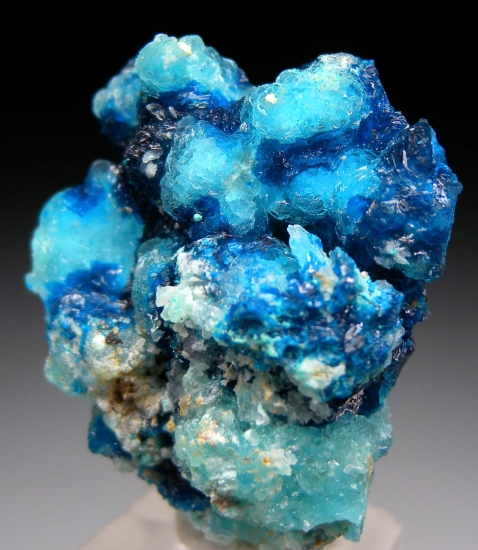 Veszelyite on Hemimorphite from Palabanda quarries, Mfouati, Bouenza Department, Republic of the Congo [db_pics/pics/au809b.jpg]