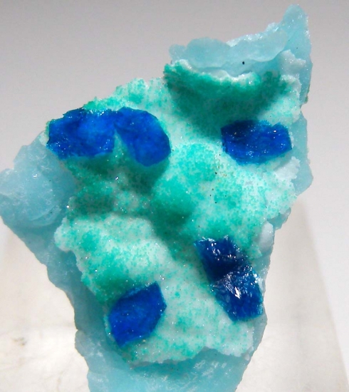 Veszelyite on Hemimorphite from Palabanda quarries, Mfouati, Bouenza Department, Republic of the Congo [db_pics/pics/au893d.jpg]