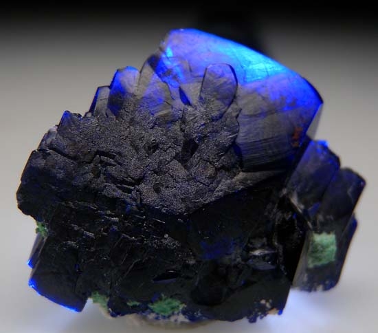 Azurite, Malachite from Volborthite Pocket, Milpillas Mine, Cuitaca, Sonora, Mexico [db_pics/pics/b303b.jpg]