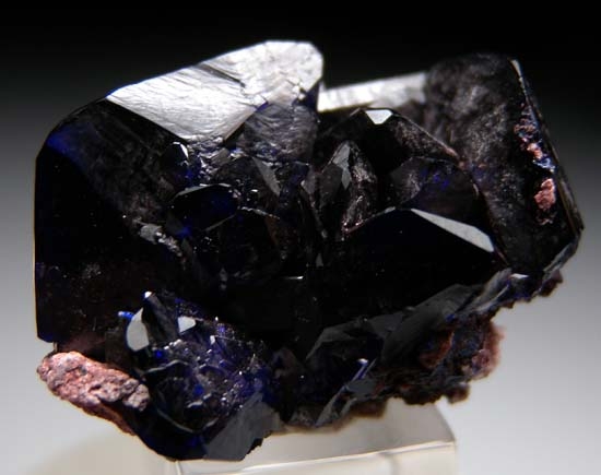 Azurite from Volborthite Pocket, Milpillas Mine, Cuitaca, Sonora, Mexico [db_pics/pics/b308a.jpg]