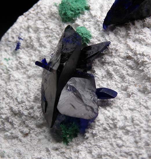 Azurite with Malachite from Volborthite Pocket, Milpillas Mine, Cuitaca, Sonora, Mexico [db_pics/pics/b607e.jpg]