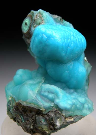 Chrysocolla after Azurite from Live Oak Mine, Inspiration, Gila Co., Arizona, USA [db_pics/pics/b858a.jpg]