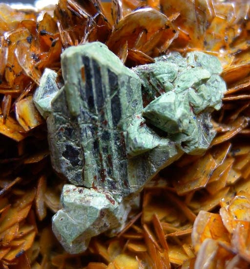 Kesterite With Mushistonite from Mt Xuebaoding, Pingwu District, Sichuan Province, China [db_pics/pics/b873c.jpg]