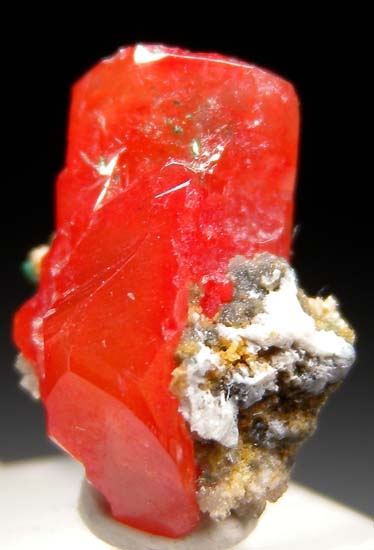 Chalcotrichite included Cerussite with Malachite from Tsumeb, Namibia [db_pics/pics/b898c.jpg]