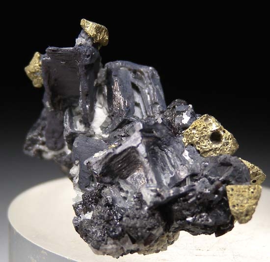 Galena with Chalcopyrite, Sphalerite from 9th of September Mine, Madan, Bulgaria [db_pics/pics/c260c.jpg]