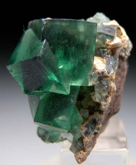 Galena on Fluorite from Rogerly Mine, Durham, England [db_pics/pics/c302b.jpg]