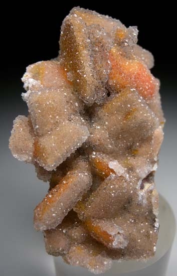 Quartz over Wulfenite from M'fouati, Bouenza Department, Congo [db_pics/pics/c510b.jpg]