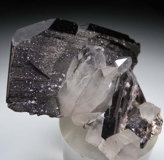 Ferberite with Quartz from Yaogangxian Mine, Hunan, China [db_pics/pics/c551c.jpg]