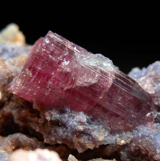 Tourmaline, Kunzite, Lepidolite from Kahuna Zone, Oceanview Mine, San Diego Co., California, USA [db_pics/pics/c576e.jpg]