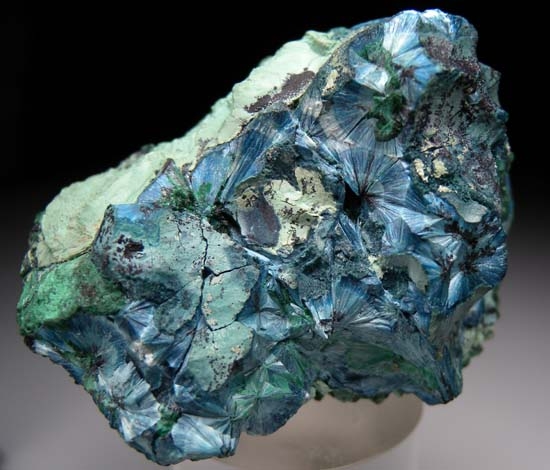 Shattuckite from L'Etoile, Lumbumbashi, Katanga, Congo (DRC) [db_pics/pics/c665c.jpg]