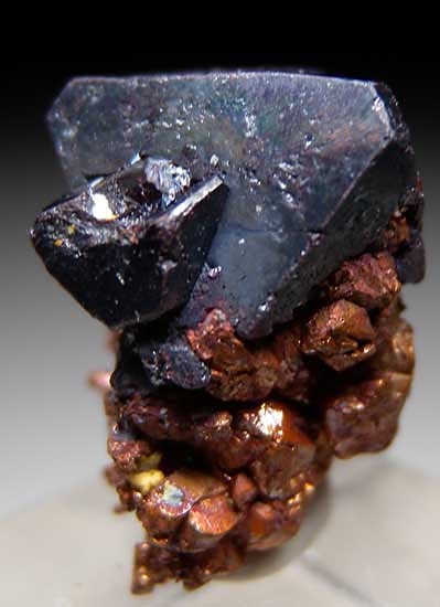 Cuprite on Copper from Poteryaevskoe Mine, Rubtsovskoe deposit, Siberia, Russia [db_pics/pics/e229b.jpg]