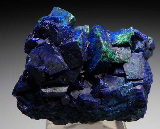 Azurite, Malachite from Blue Mine, Chessy, Rhone-Alpes, France [db_pics/pics/e634a.jpg]