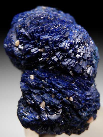 Azurite from Blue Mine, Chessy, Rhone-Alpes, France [db_pics/pics/e675b.jpg]