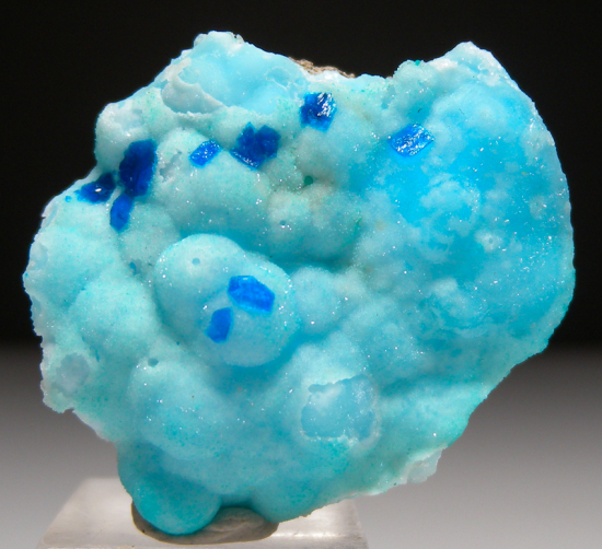 Veszelyite on Hemimorphite from Palabanda quarries, Mfouati, Bouenza Department, Republic of the Congo [db_pics/pics/fm199a.jpg]