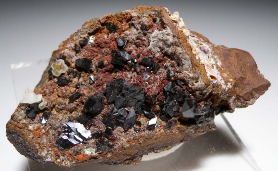 Scorodite with Austinite from Mina Oujela, Mapimi, Durango, Mexico [db_pics/pics/fm394a.jpg]