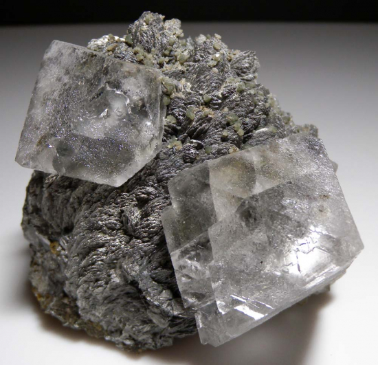 Fluorite on Lollingite from Huanggang Mine, Inner Mongolia, China [db_pics/pics/fm397a.jpg]