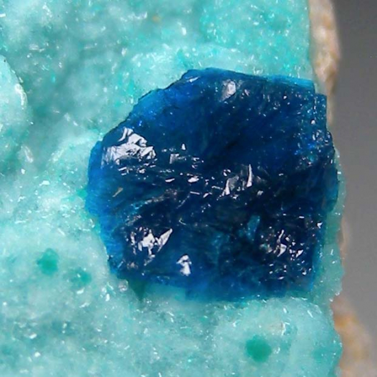 Veszelyite on Hemimorphite from Palabanda quarries, Mfouati, Bouenza Department, Republic of the Congo [db_pics/pics/fm424c.jpg]