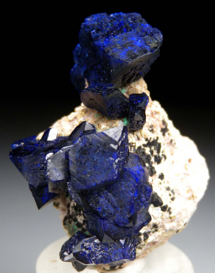 Azurite from Milpillas Mine, Cuitaca, Sonora, Mexico [db_pics/pics/fm448b.jpg]
