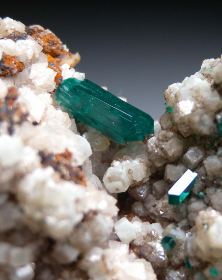 Willemite and Dioptase from Gotala, near Mindouli, Pool Dept., Rep. of Congo [db_pics/pics/fm502d.jpg]
