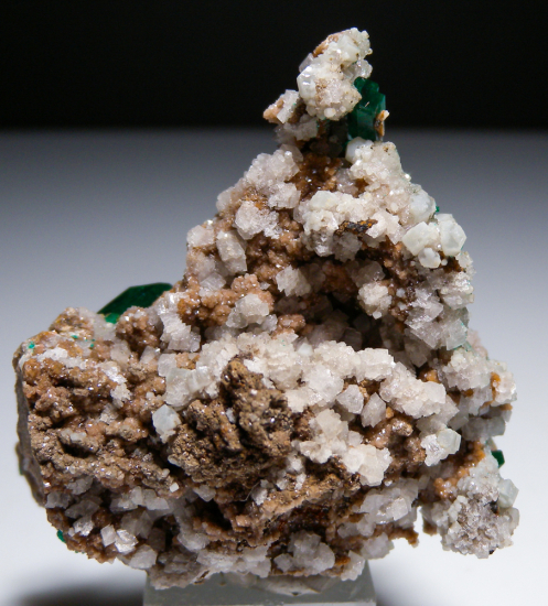 Willemite and Dioptase from Gotala, near Mindouli, Pool Dept., Rep. of Congo [db_pics/pics/fm505a.jpg]