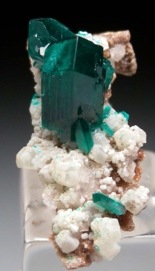 Willemite and Dioptase from Gotala, near Mindouli, Pool Dept., Rep. of Congo [db_pics/pics/fm511a.jpg]