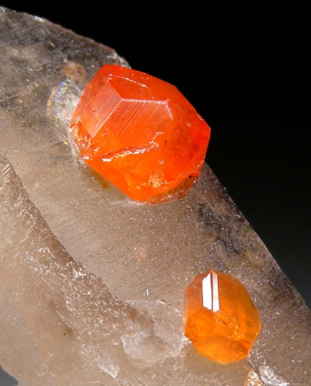 Spessartine on Quartz from Minas Gerais, Brazil [db_pics/pics/fm626c.jpg]