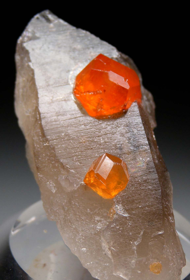 Spessartine on Quartz from Minas Gerais, Brazil [db_pics/pics/fm626d.jpg]