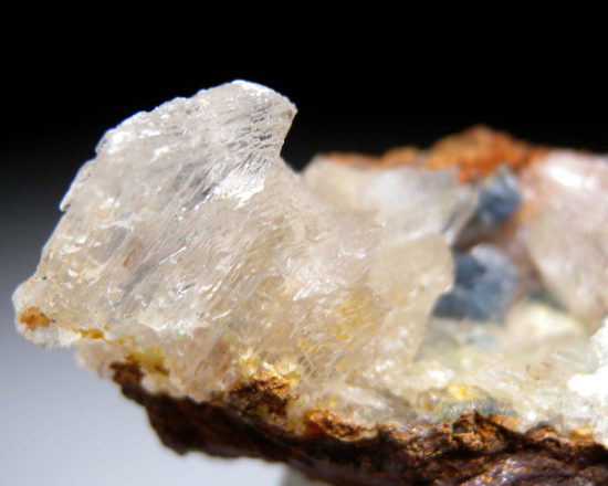 Scorodite with Selenite from Mina Oujela, Mapimi, Durango, Mexico [db_pics/pics/fm991b.jpg]