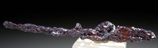Cuprite on Copper from Ray Mine, Pinal Co., Arizona, USA [db_pics/pics/lp102b.jpg]