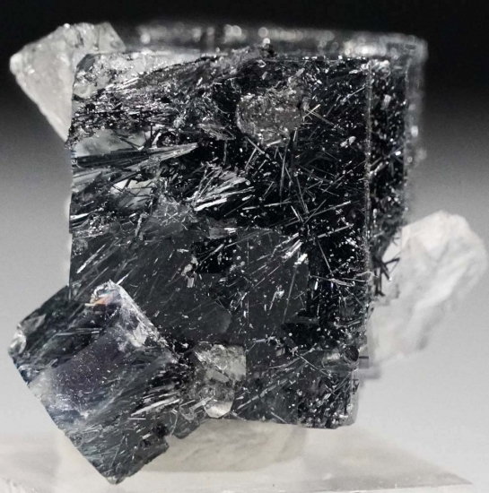 Jamesonite in Fluorite from Yaogangxian Mine, Hunan, China [db_pics/pics/lp189c.jpg]