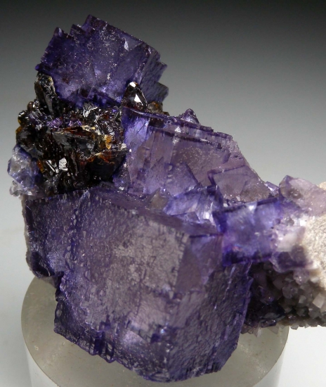 Fluorite with Sphalerite from Elmwood Mine, Carthage, Tennessee, USA [db_pics/pics/lp526b.jpg]