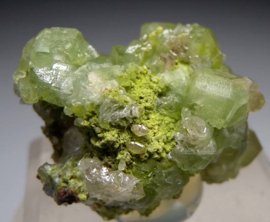 Smithsonite, Cerussite, Duftite from Tsumeb, Namibia [db_pics/pics/lp597d.jpg]