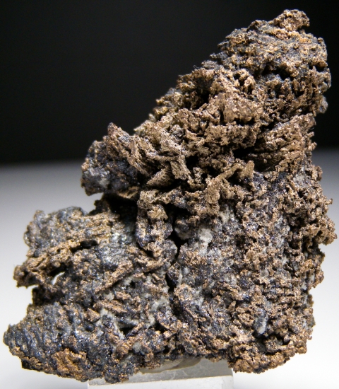 Silver with Sphalerite, Quartz from Veta Hundmiento, Porco, Agua de Castilla, Potosi­, Bolivia [db_pics/pics/lp645a.jpg]