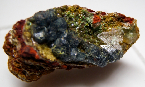 Scorodite, Cuprian Adamite, Selenite from Mina Oujela, Mapimi, Durango, Mexico [db_pics/pics/lp913d.jpg]