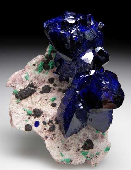 Azurite with Malachite from Milpillas Mine, Cuitaca, Sonora, Mexico [db_pics/pics/m129a.jpg]