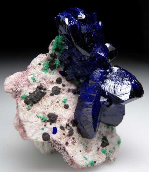 Azurite with Malachite from Milpillas Mine, Cuitaca, Sonora, Mexico [db_pics/pics/m129b.jpg]