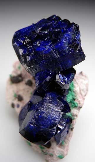 Azurite with Malachite from Milpillas Mine, Cuitaca, Sonora, Mexico [db_pics/pics/m129d.jpg]
