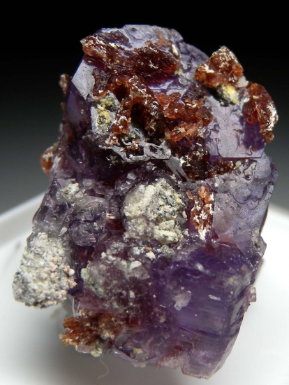 Coquimbite with Romerite from South Olga Tunnel, Monte Arsiccio Mine, Stazzema, Lucca Province, Tuscany, Italy [db_pics/pics/mk276c.jpg]