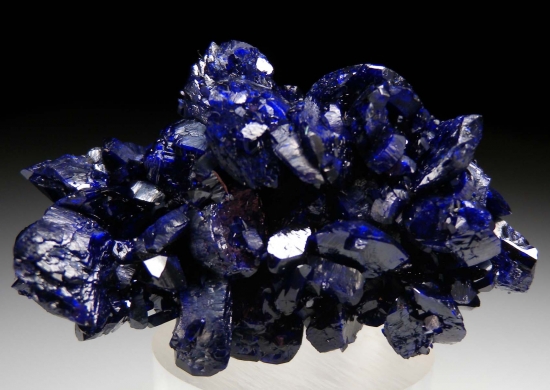 Azurite from Watercourse Pocket, Milpillas Mine, Cuitaca, Sonora, Mexico [db_pics/pics/mk487a.jpg]
