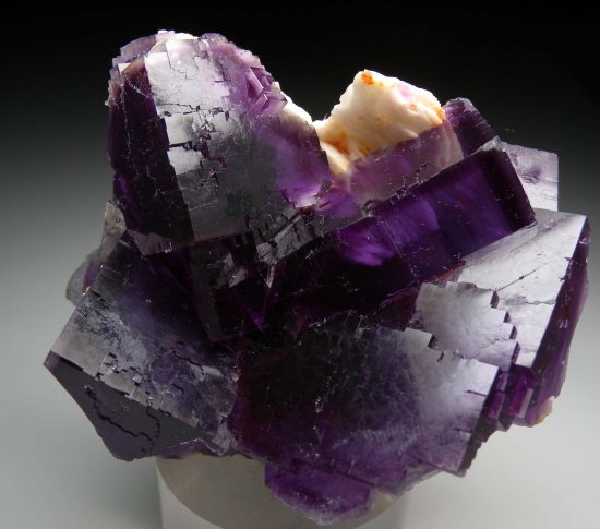 Fluorite with Barite from Los Cobayos Valdelmar, Berbes, Asturias, Spain [db_pics/pics/mk539b.jpg]