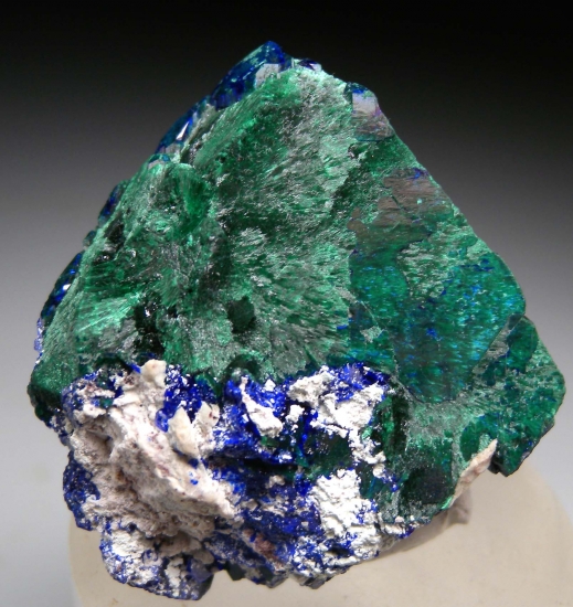 Azurite with Malachite from Milpillas Mine, Cuitaca, Sonora, Mexico [db_pics/pics/mk567a.jpg]