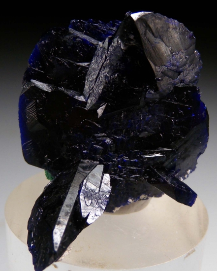 Azurite from Volborthite Pocket, Milpillas Mine, Cuitaca, Sonora, Mexico [db_pics/pics/mk813a.jpg]