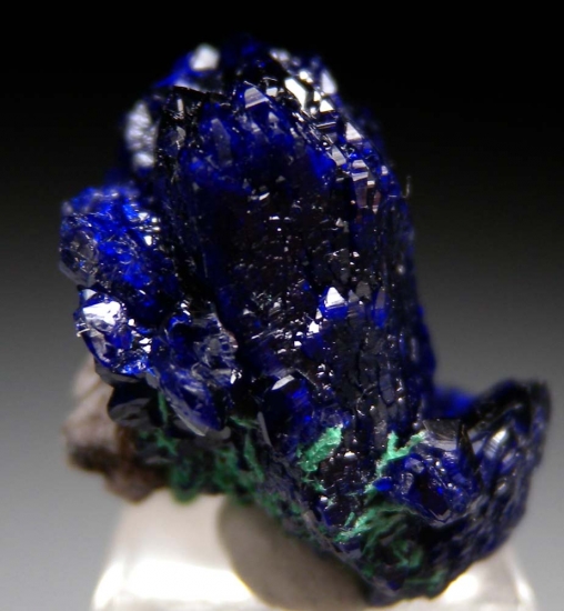 Azurite with Malachite from Milpillas Mine, Cuitaca, Sonora, Mexico [db_pics/pics/mk948d.jpg]