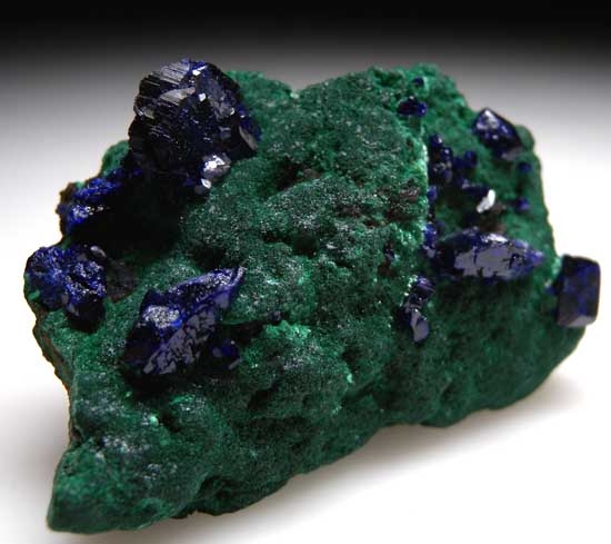 Azurite on Malachite from Bisbee, Cochise Co., Arizona [db_pics/pics/na191b.jpg]