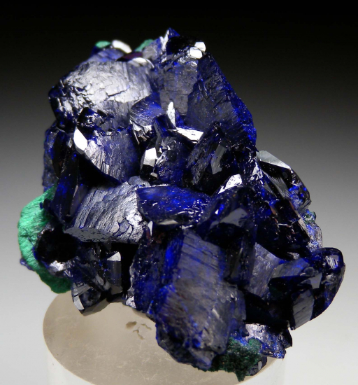 Azurite from Milpillas Mine, Cuitaca, Sonora, Mexico [db_pics/pics/p179d.jpg]